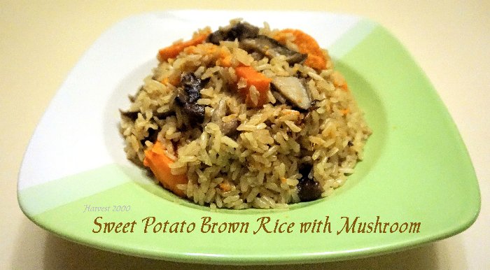 sweet potato & brown rice recipe